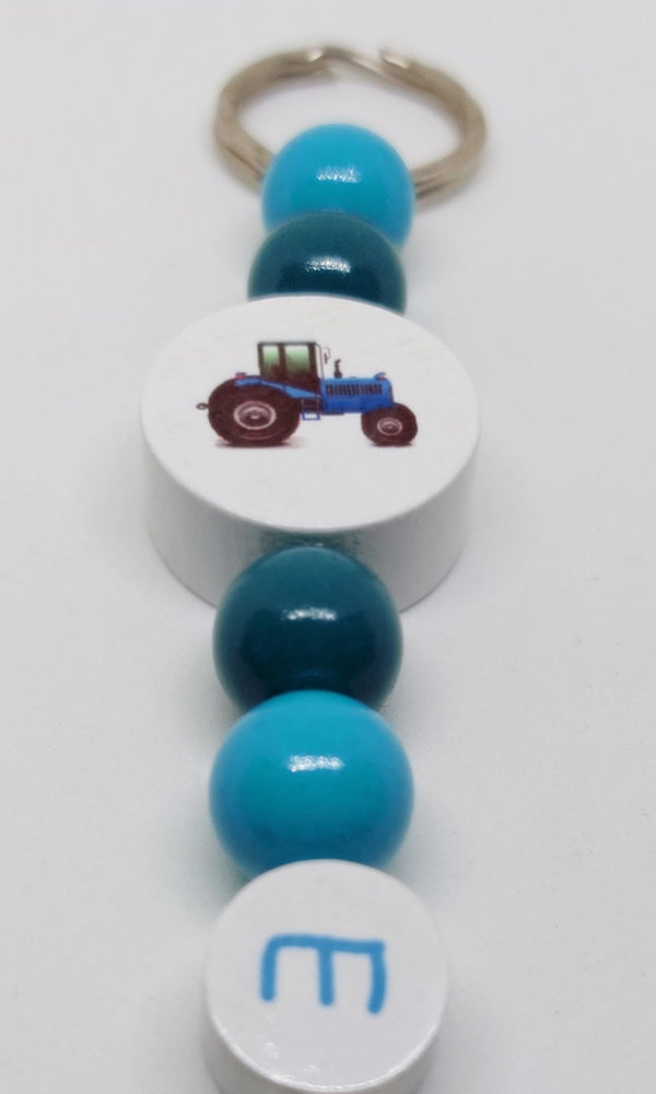 Traktor blau