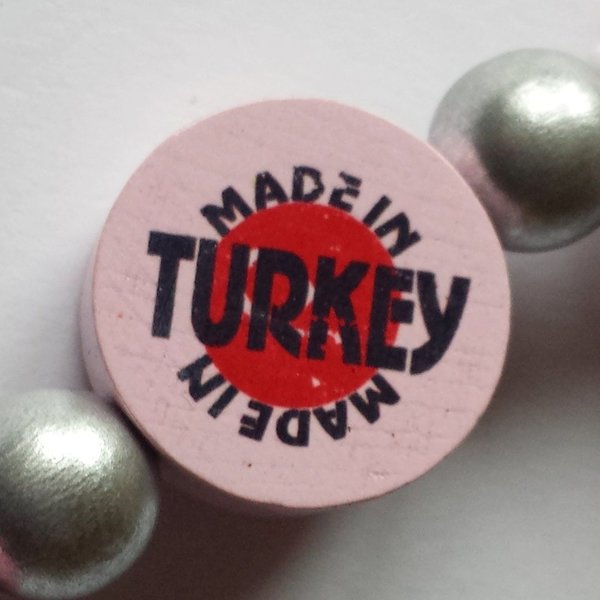 Türkische Schnullerkette Birtanem u. Made in Turkey